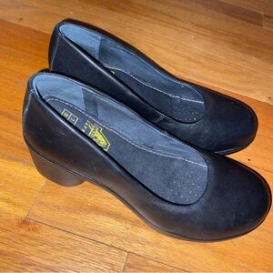 Amblers Heeled Court safety shoes Heels Women’s Size 36 US 5.5 Black Leather‎